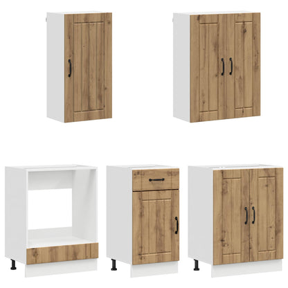 Kitchen Unit LUCCA 5 pcs Engineered Wood Artisan oak 80 cm