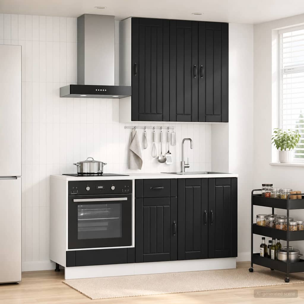 vidaXL Kitchen Unit LUCCA 5 pcs Engineered Wood