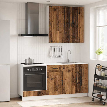 vidaXL Kitchen Unit LUCCA 5 pcs Engineered Wood