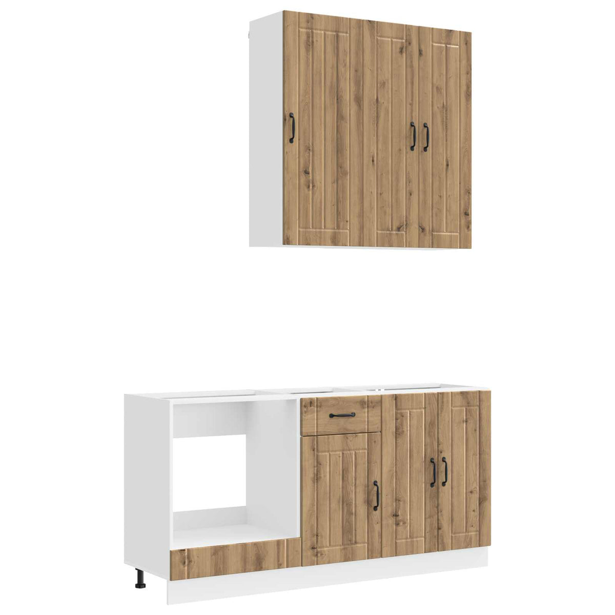 Kitchen Unit LUCCA 5 pcs Engineered Wood Artisan oak 100 cm