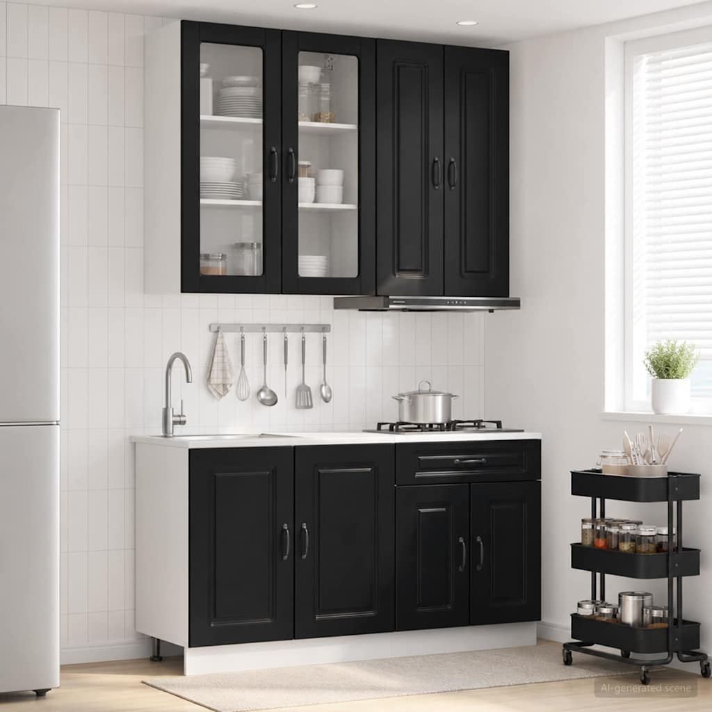 vidaXL Kitchen Unit KALMAR 4 pcs Engineered Wood