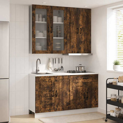 vidaXL Kitchen Unit KALMAR 4 pcs Engineered Wood