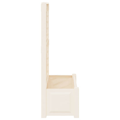 vidaXL Big Planter with Trellis 2 pcs PP White 6