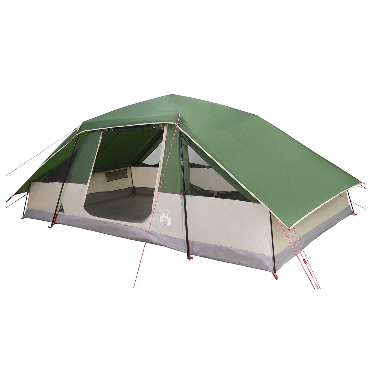 Family Tent with Rainfly Water-resistant Green
