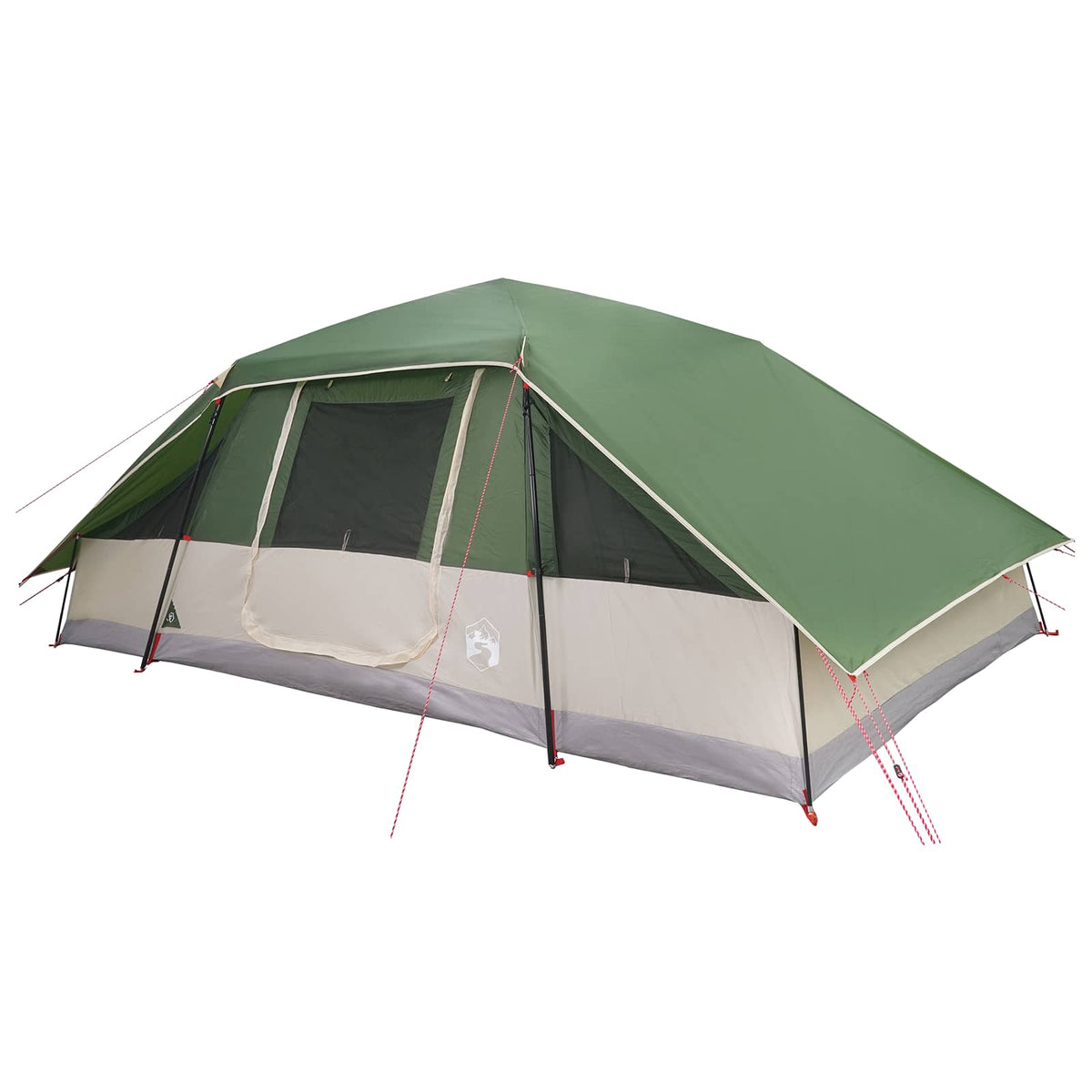 vidaXL Family Tent with Rainfly Water-resistant 10-Person Green 3