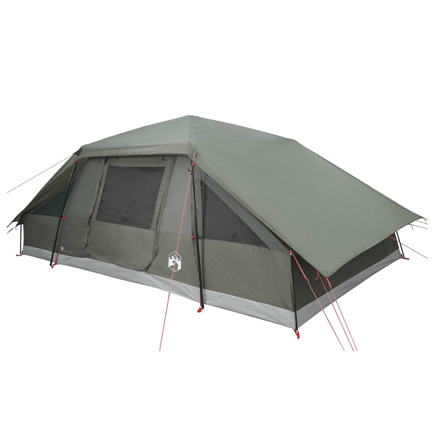 vidaXL Family Tent with Rainfly Water-resistant 10-Person Army Green 3