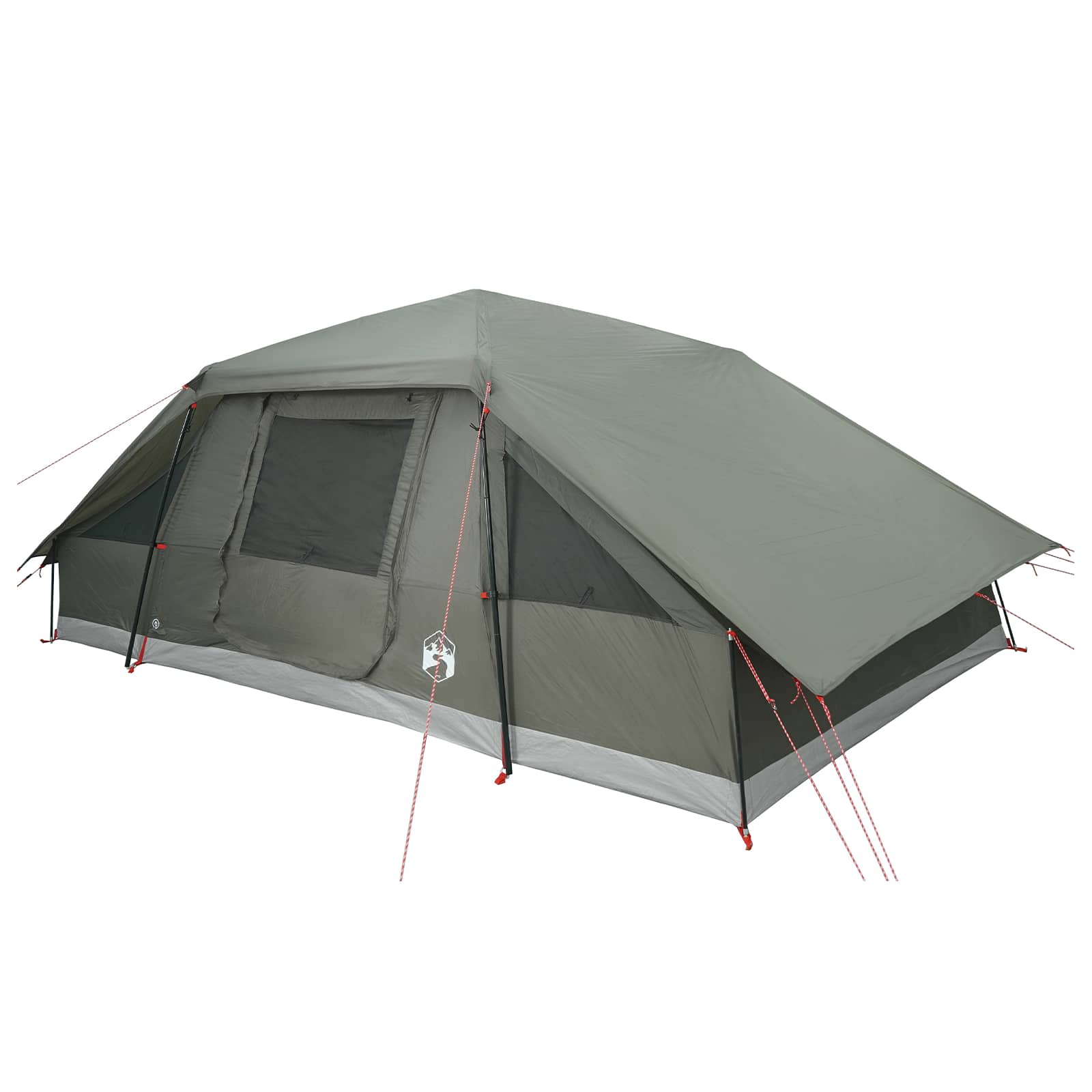 vidaXL Family Tent with Rainfly Water-resistant 10-Person Army Green 3