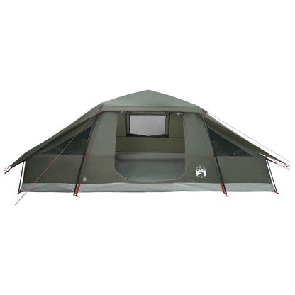 vidaXL Family Tent with Rainfly Water-resistant 10-Person Army Green 4