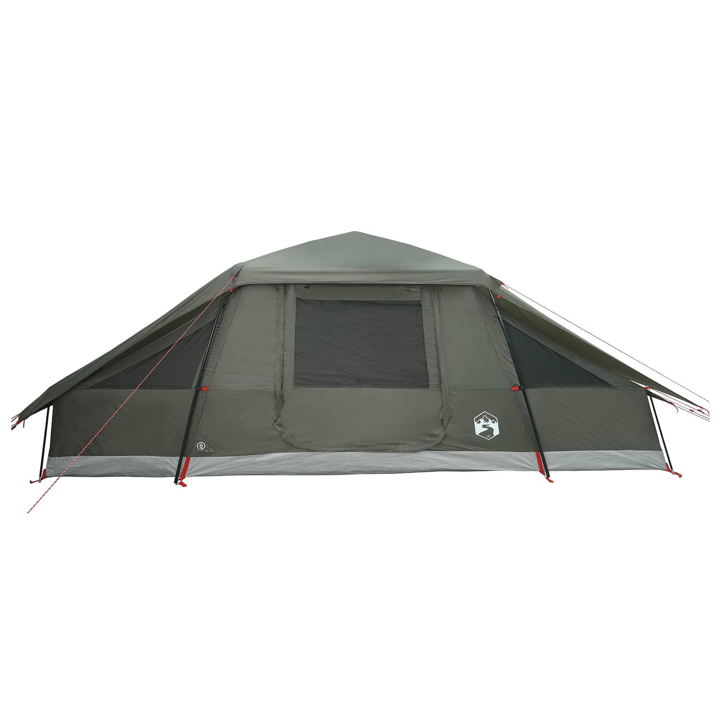 vidaXL Family Tent with Rainfly Water-resistant 10-Person Army Green 5