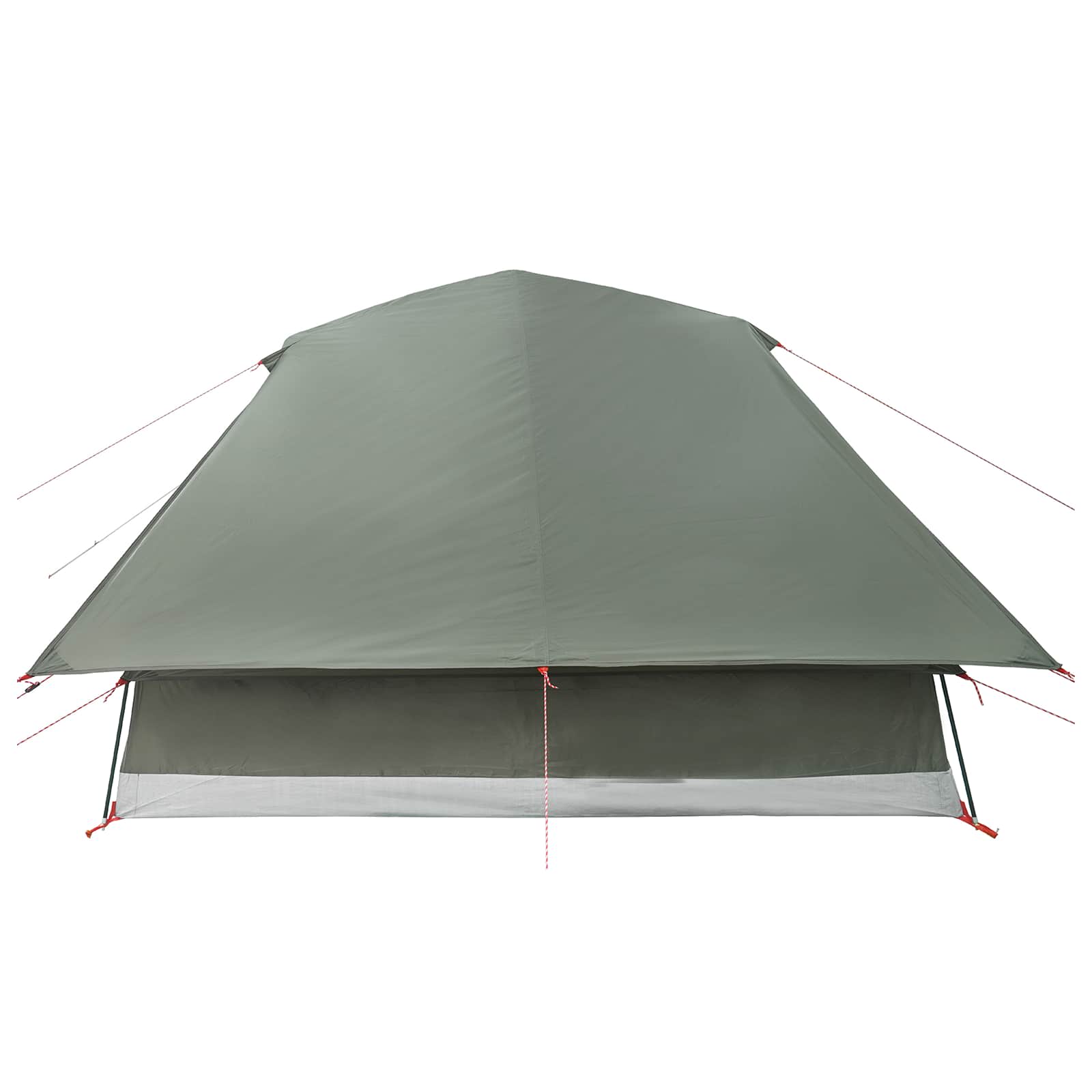vidaXL Family Tent with Rainfly Water-resistant 10-Person Army Green 6