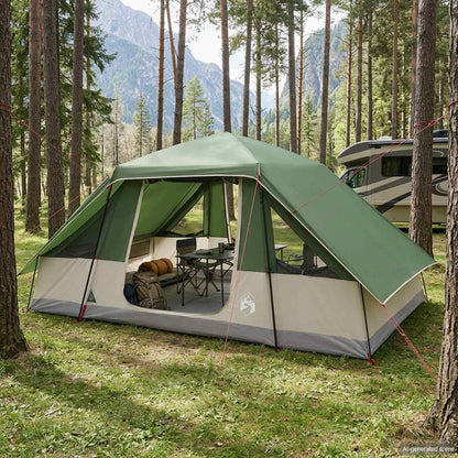 vidaXL Family Tent with Rainfly Water-resistant