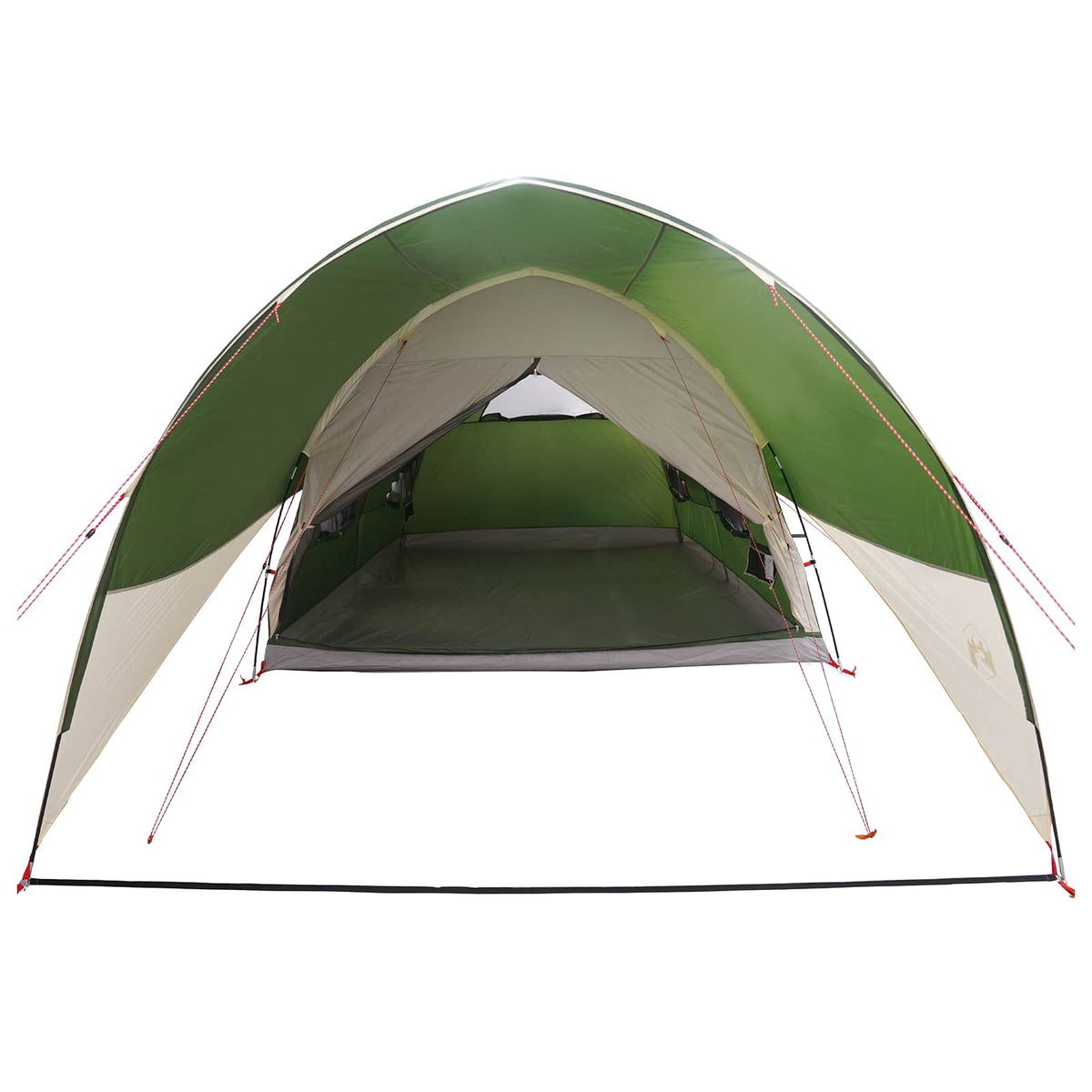vidaXL Tunnel Tent with Rainfly Water-Resistant 10-Person Green 5