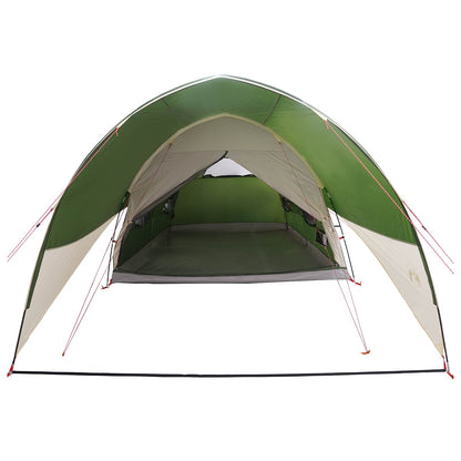 vidaXL Tunnel Tent with Rainfly Water-Resistant 10-Person Green 5