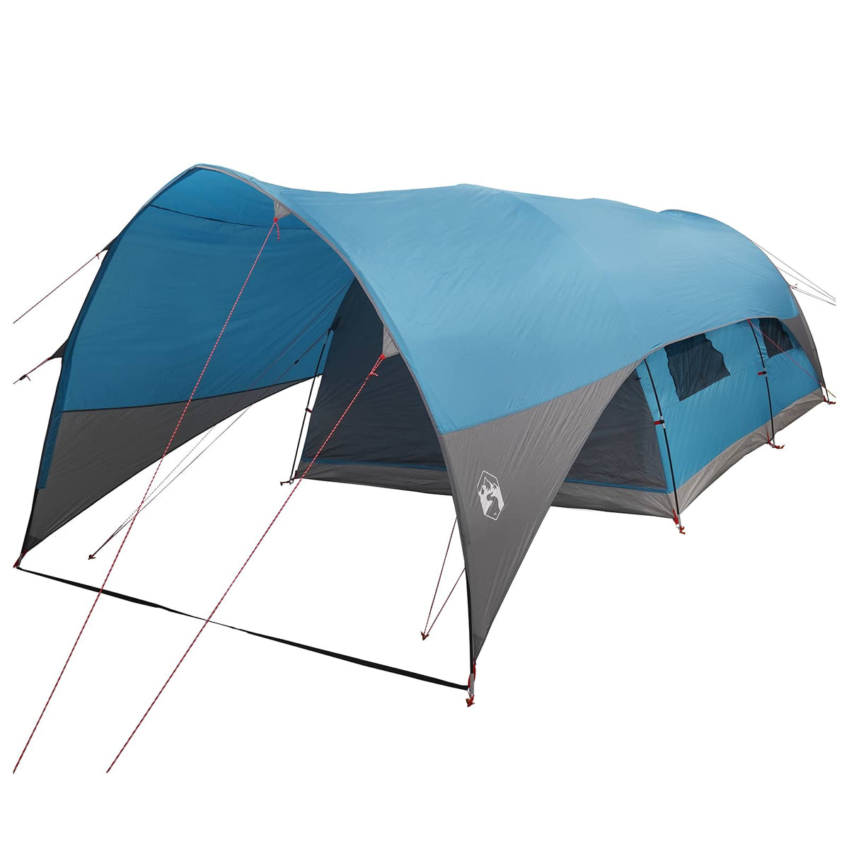 vidaXL Tunnel Tent with Rainfly Water-Resistant 10-Person Blue 3