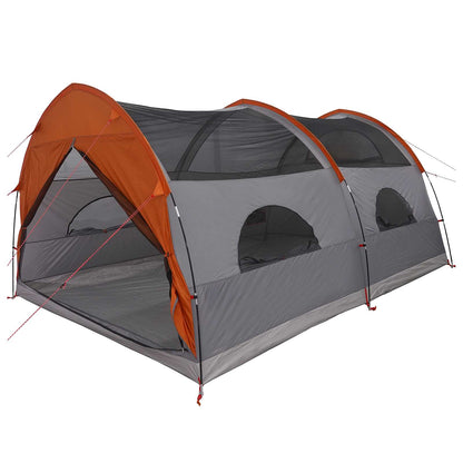 vidaXL Tunnel Tent with Rainfly Water-Resistant 10-Person 4