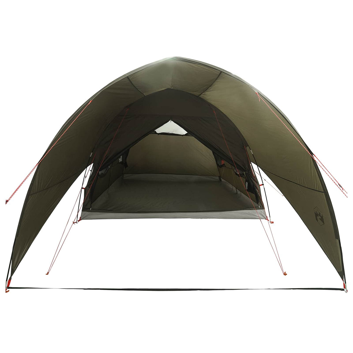 vidaXL Tunnel Tent with Rainfly Water-Resistant 10-Person Army Green 5
