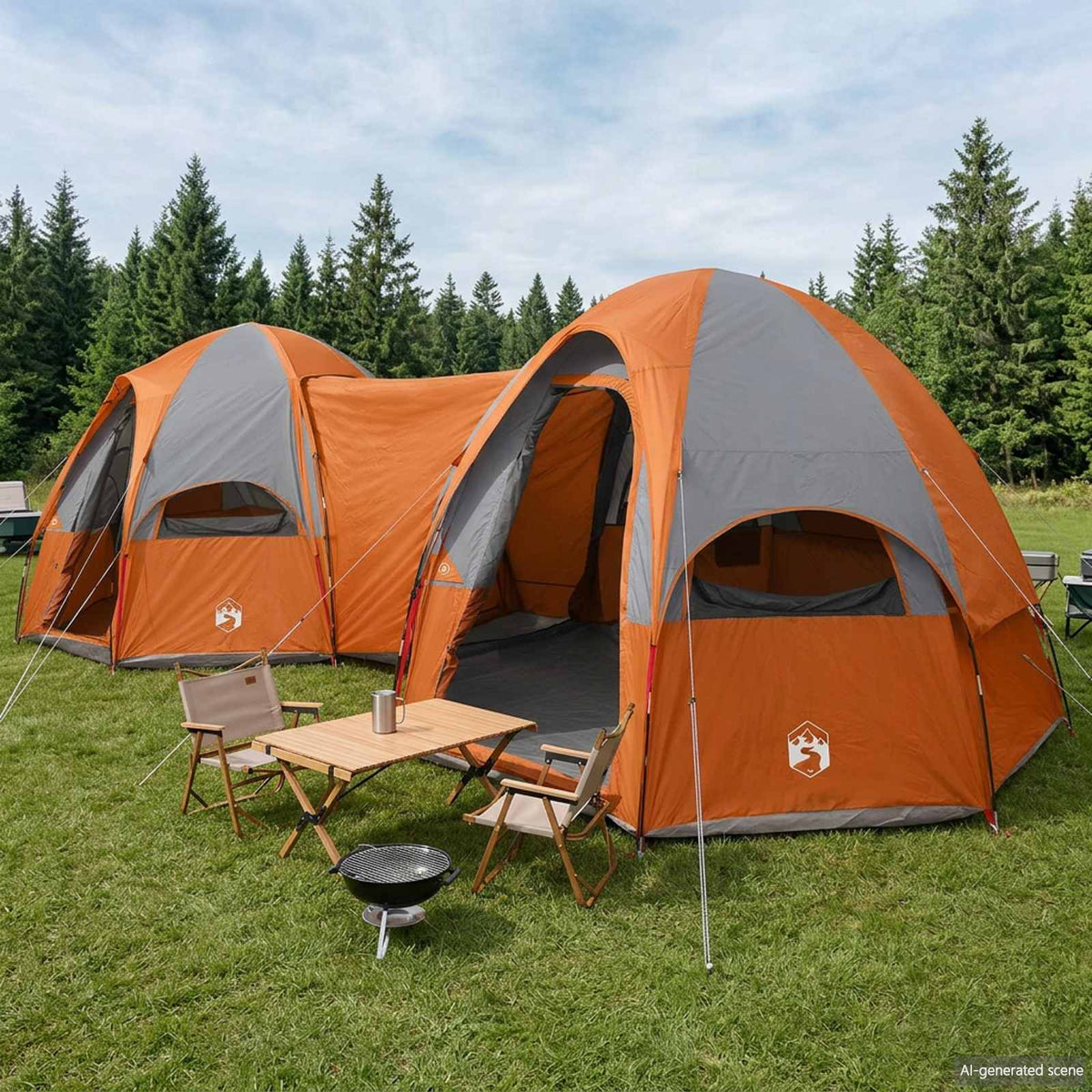 vidaXL Family Tent with Rainfly Water-resistant 14-Person 1