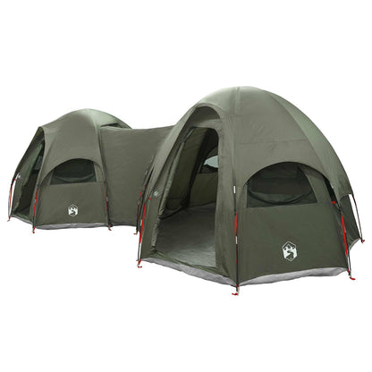 vidaXL Family Tent with Rainfly Water-resistant 14-Person Army Green 2