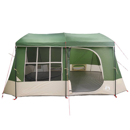 vidaXL Family Tent with Rainfly Water-resistant 9-Person Green 4