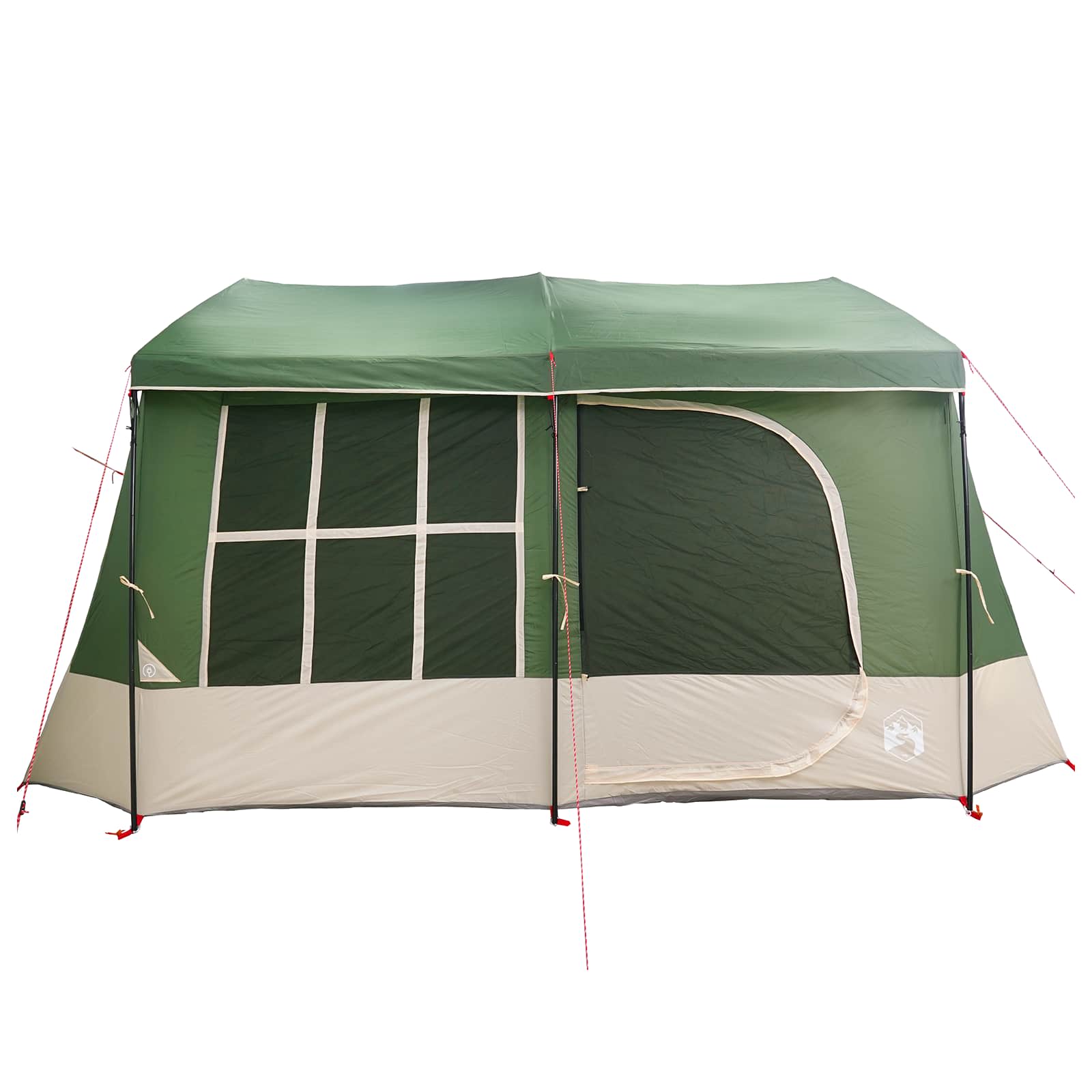 vidaXL Family Tent with Rainfly Water-resistant 9-Person Green 5