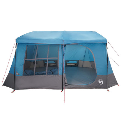 vidaXL Family Tent with Rainfly Water-resistant 9-Person Blue 4