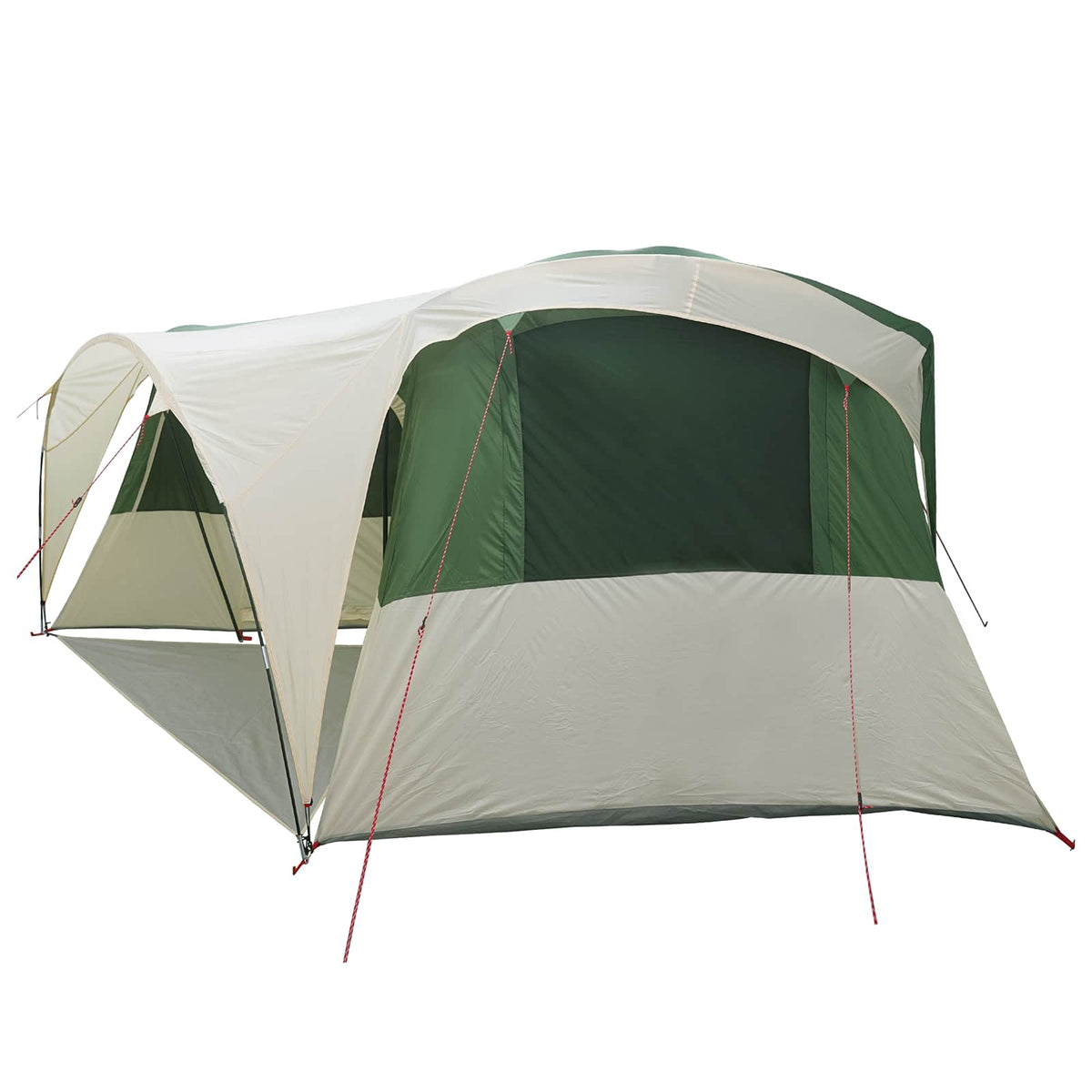 vidaXL Family Tent with Rainfly Water-resistant 6-Person Green 6