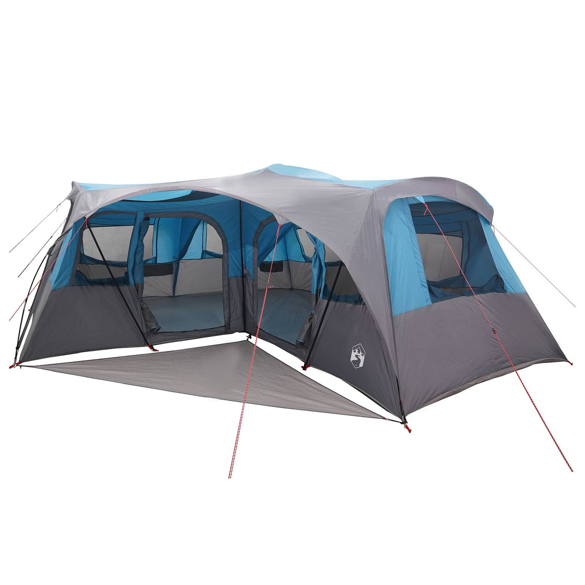 vidaXL Family Tent with Rainfly Water-resistant 6-Person Blue 2