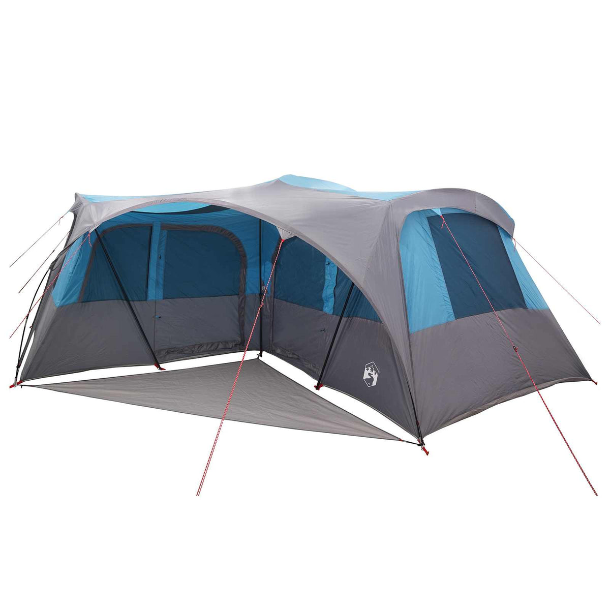 vidaXL Family Tent with Rainfly Water-resistant 6-Person Blue 3