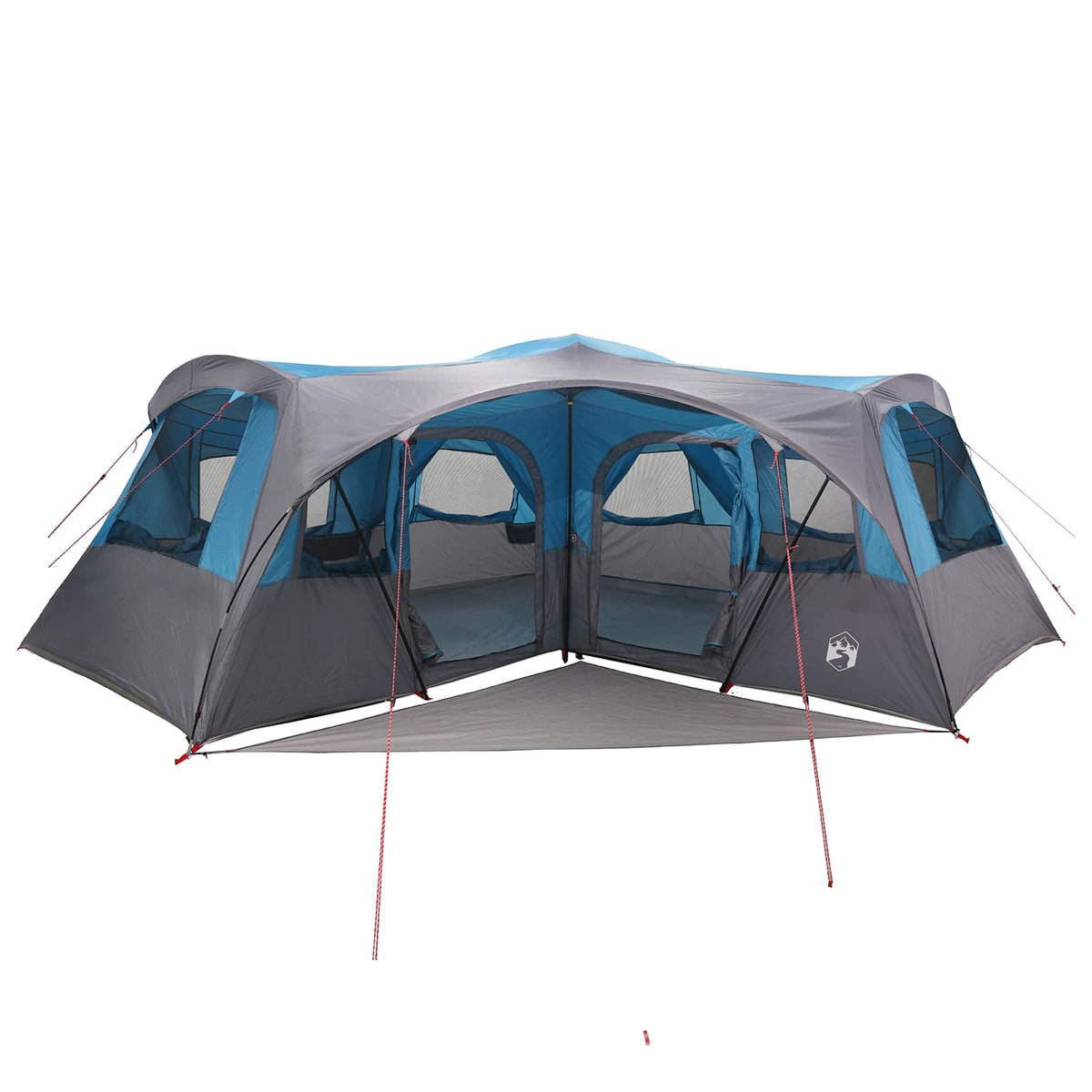 vidaXL Family Tent with Rainfly Water-resistant 6-Person Blue 4