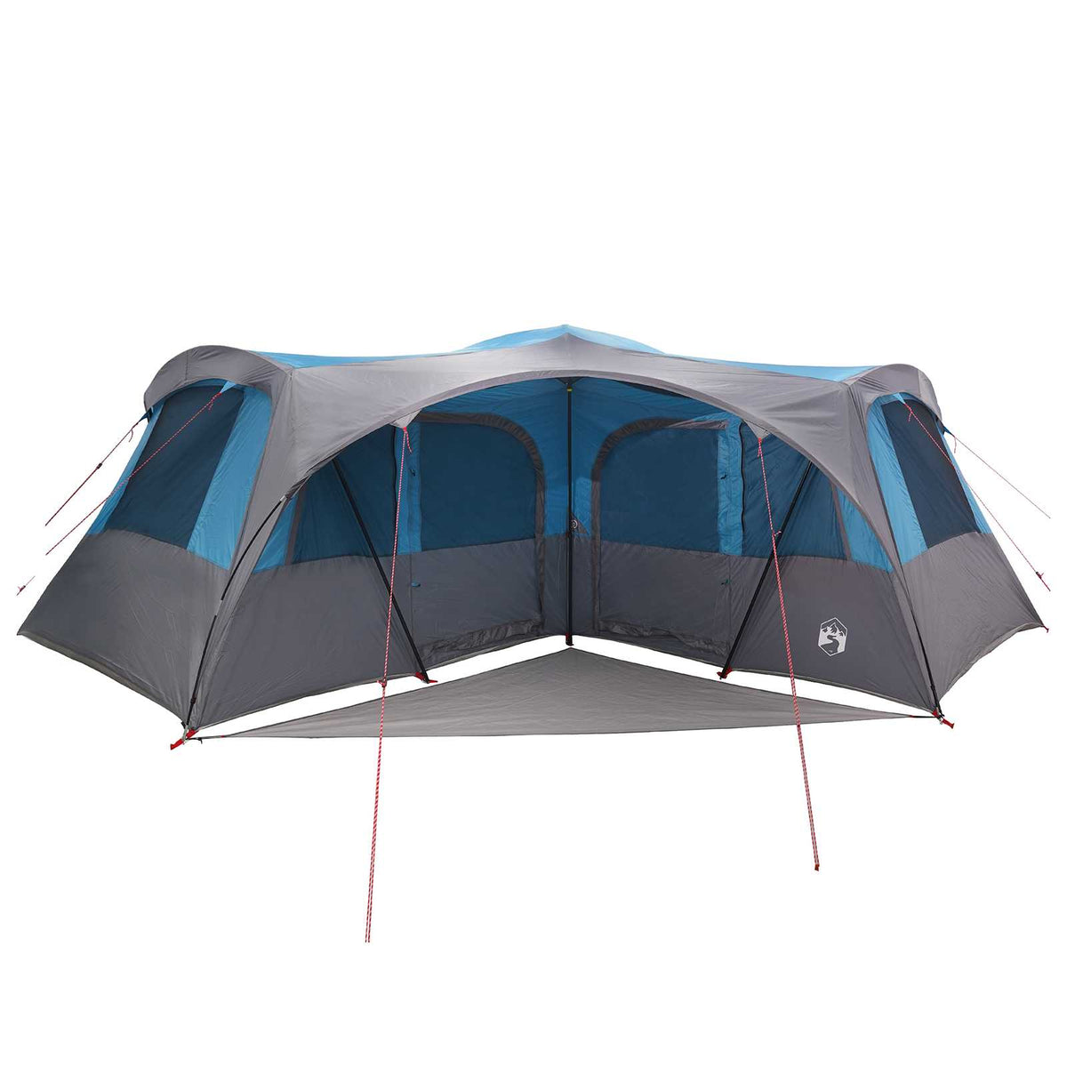 vidaXL Family Tent with Rainfly Water-resistant 6-Person Blue 5
