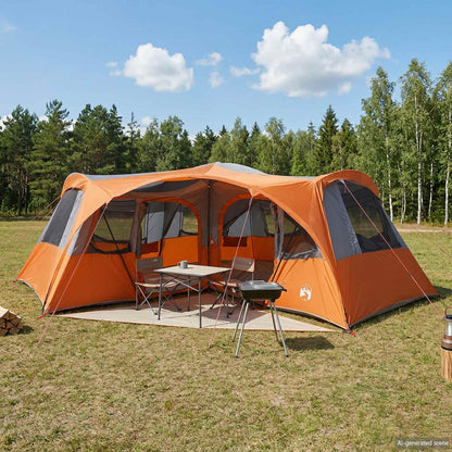 vidaXL Family Tent with Rainfly Water-resistant 6-Person 1