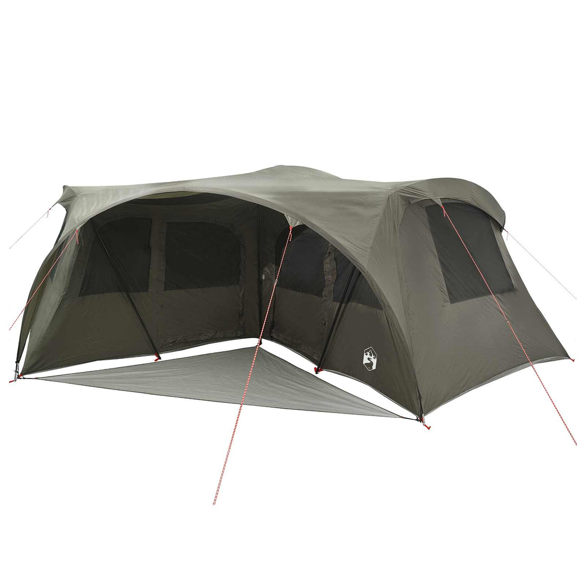 vidaXL Family Tent with Rainfly Water-resistant 6-Person Army Green 3
