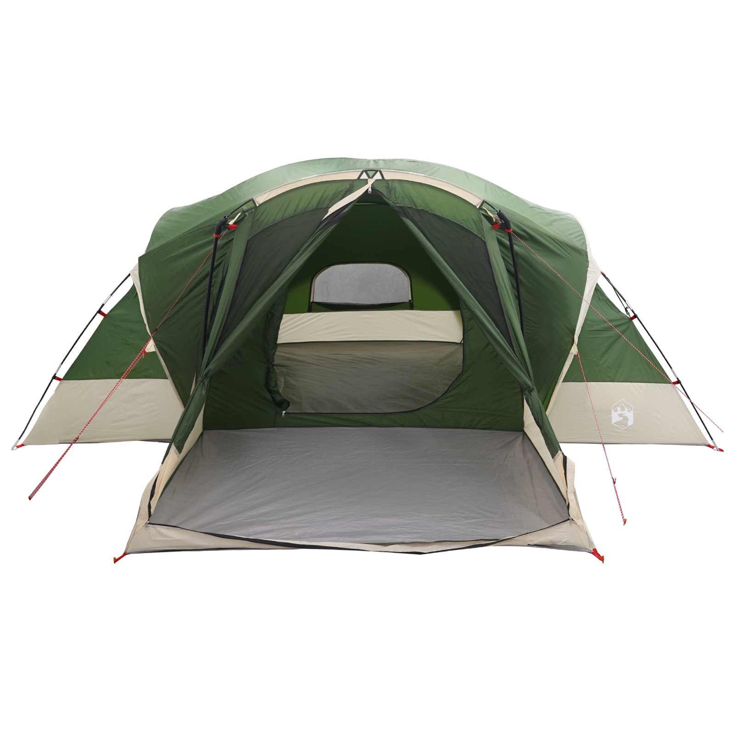 vidaXL Cabin Tent with Rainfly Water-Resistant 10-Person Green 4