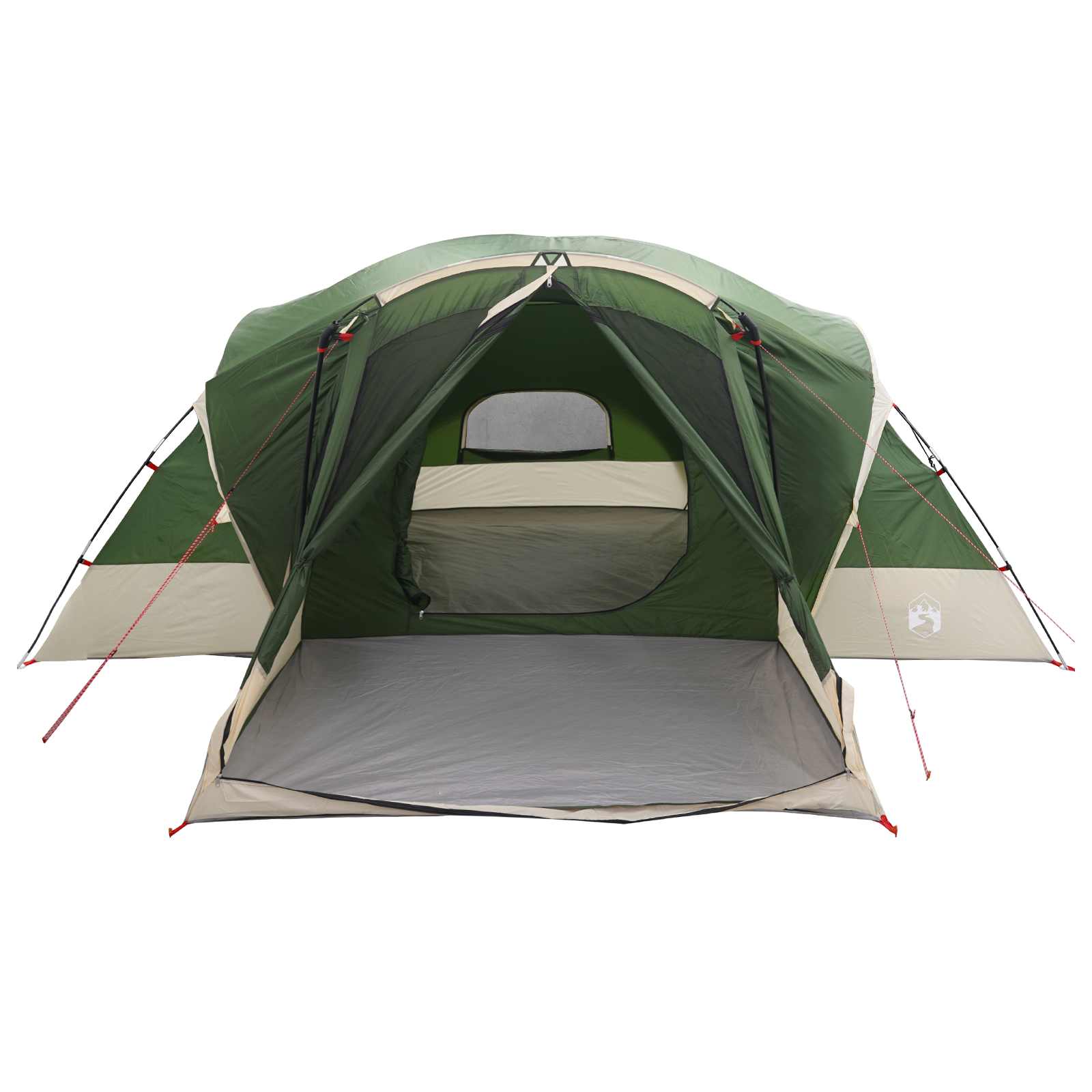 vidaXL Cabin Tent with Rainfly Water-Resistant 10-Person Green 4