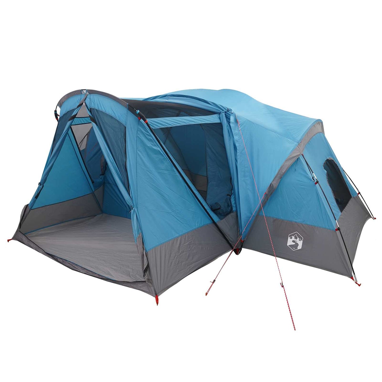 vidaXL Cabin Tent with Rainfly Water-Resistant 10-Person Blue 2