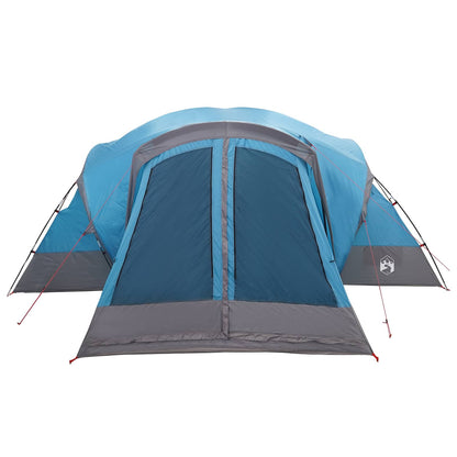 vidaXL Cabin Tent with Rainfly Water-Resistant 10-Person Blue 5