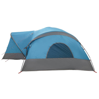 vidaXL Cabin Tent with Rainfly Water-Resistant 10-Person Blue 6