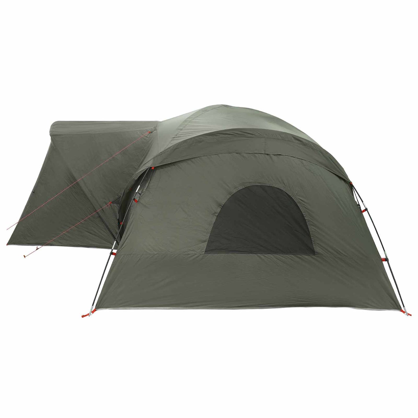 vidaXL Cabin Tent with Rainfly Water-Resistant 10-Person Army Green 6