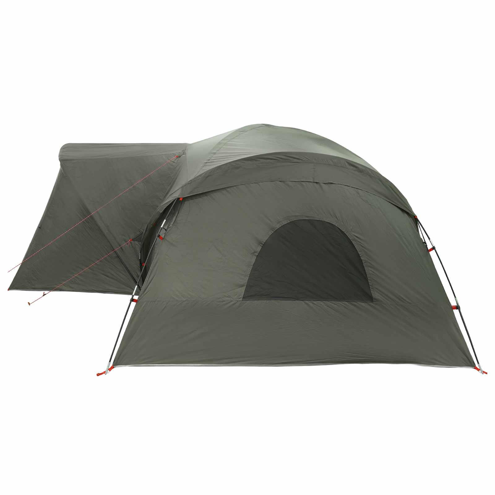 vidaXL Cabin Tent with Rainfly Water-Resistant 10-Person Army Green 6
