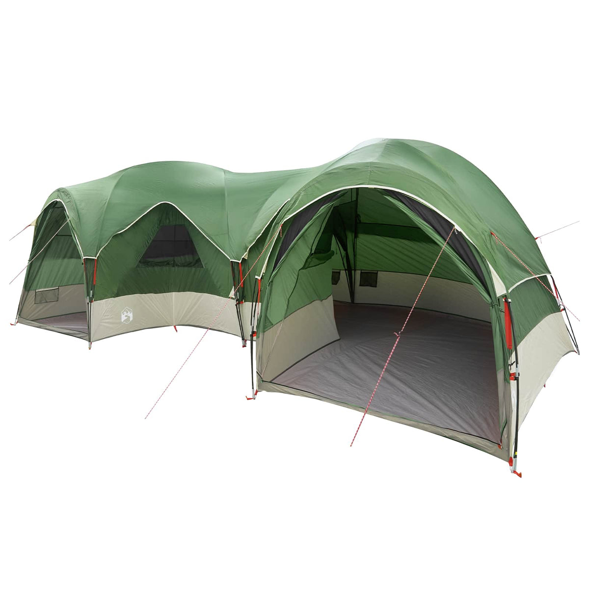 vidaXL Family Tent with Rainfly Water-resistant 5-Person Green 2