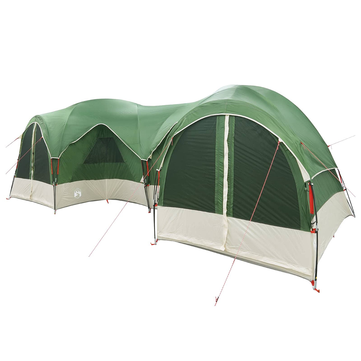 vidaXL Family Tent with Rainfly Water-resistant 5-Person Green 3