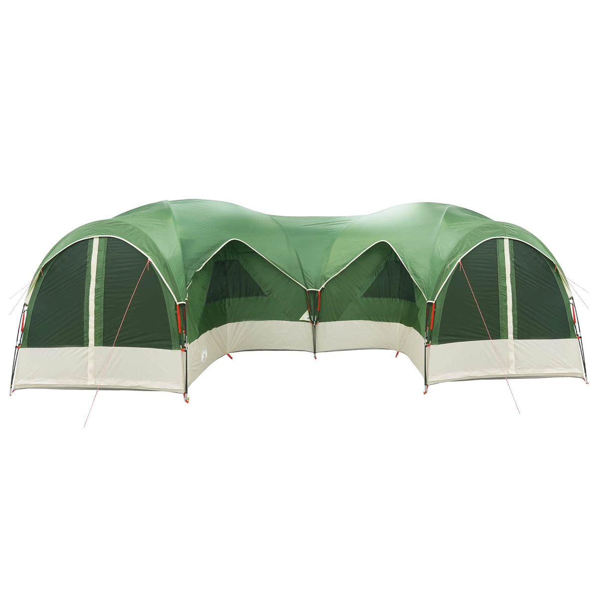 vidaXL Family Tent with Rainfly Water-resistant 5-Person Green 5