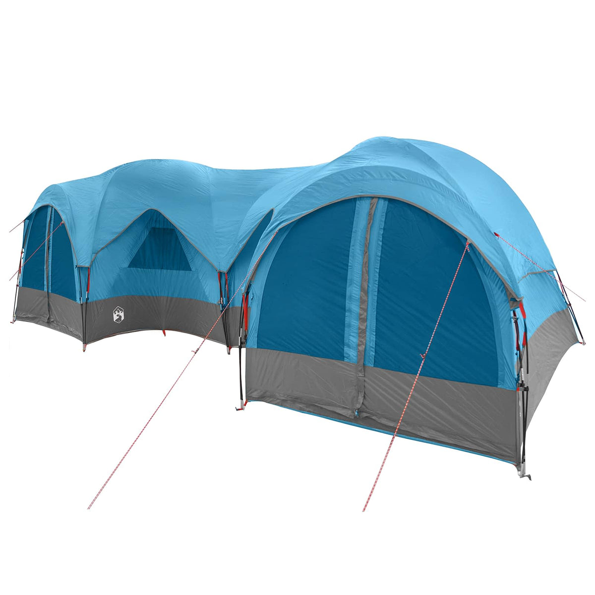 Family Tent with Rainfly Water-resistant 5-Person Blue