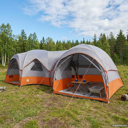 vidaXL Family Tent with Rainfly Water-resistant 5-Person 1