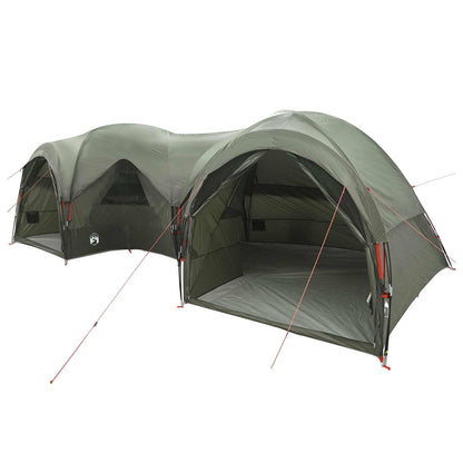 vidaXL Family Tent with Rainfly Water-resistant 5-Person Army Green 2