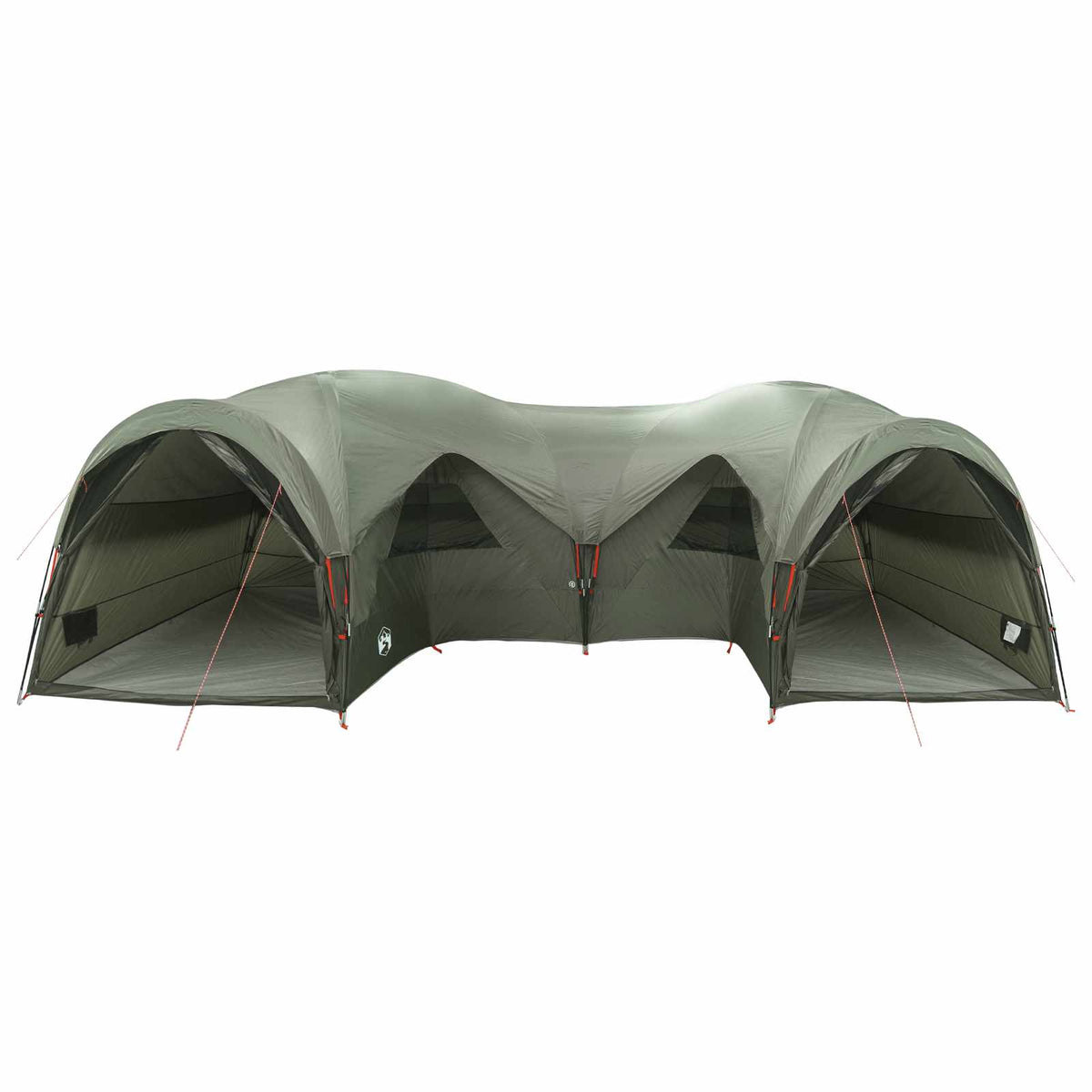 vidaXL Family Tent with Rainfly Water-resistant 5-Person Army Green 4