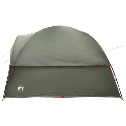vidaXL Family Tent with Rainfly Water-resistant 5-Person Army Green 6