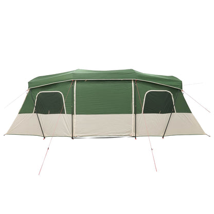 vidaXL Instant Tent with Rainfly Water-Resistant 3-Person Green 5