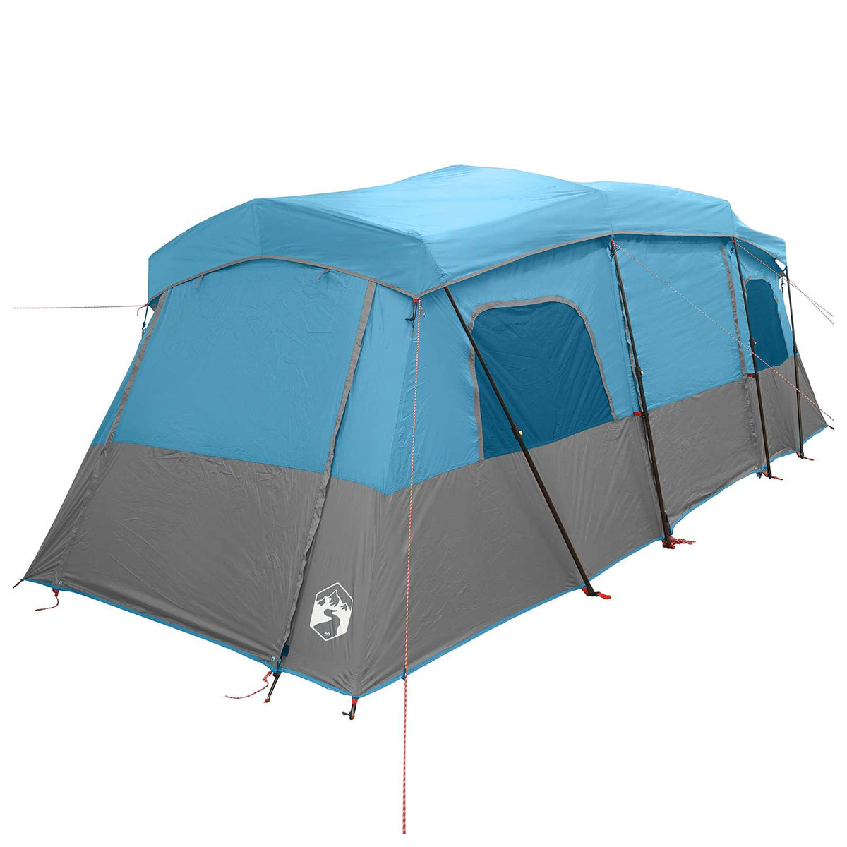vidaXL Instant Tent with Rainfly Water-Resistant 3-Person Blue 3