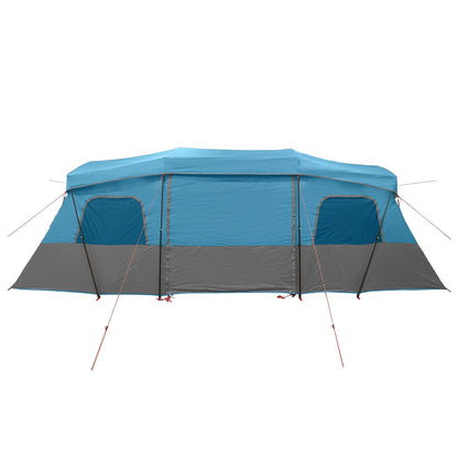 vidaXL Instant Tent with Rainfly Water-Resistant 3-Person Blue 5